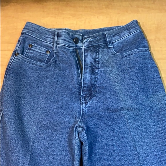 High waisted slightly flared wide leg jeans - Picture 1 of 2